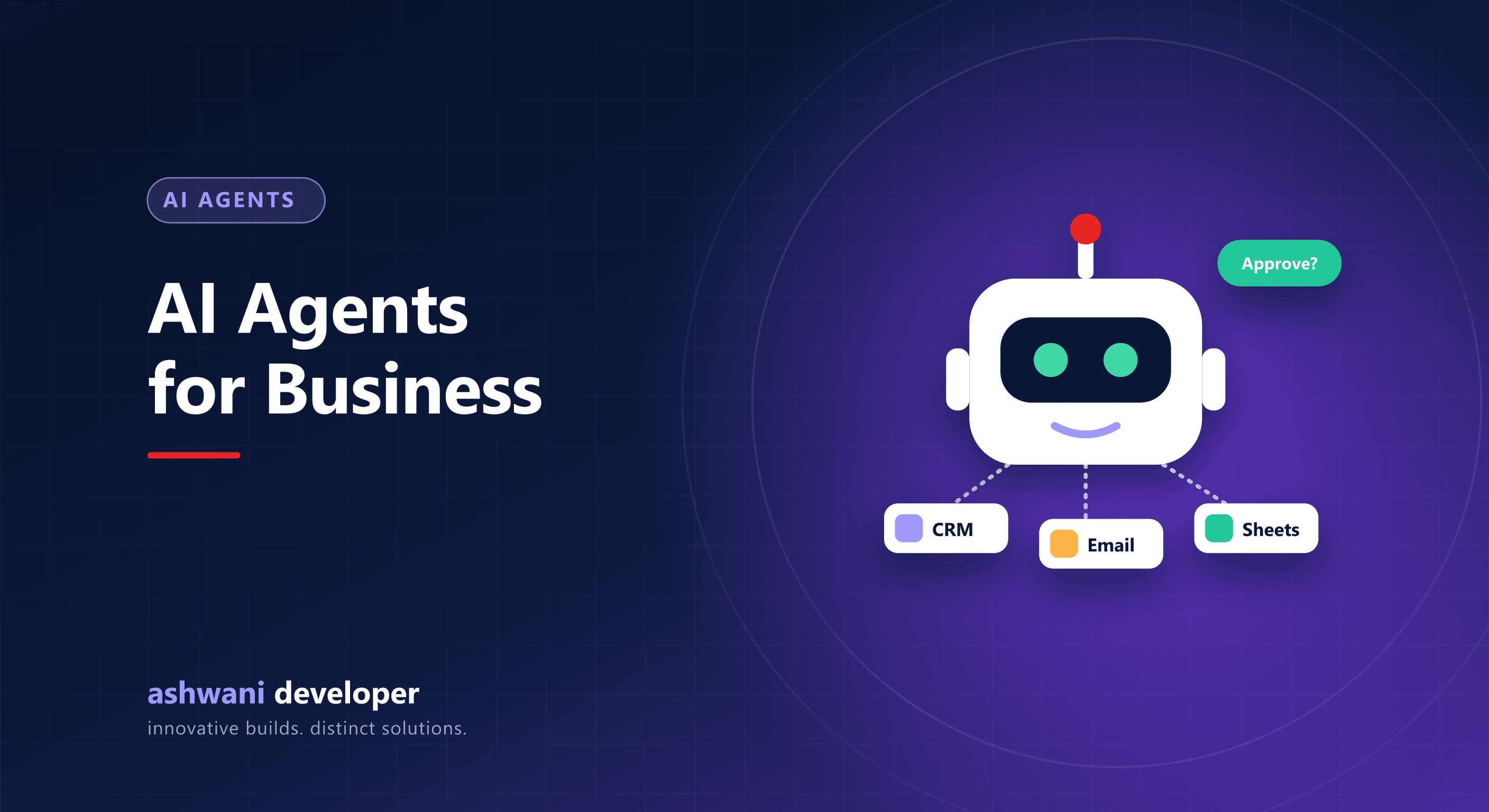 AI agent automating business tasks with tools and human approval