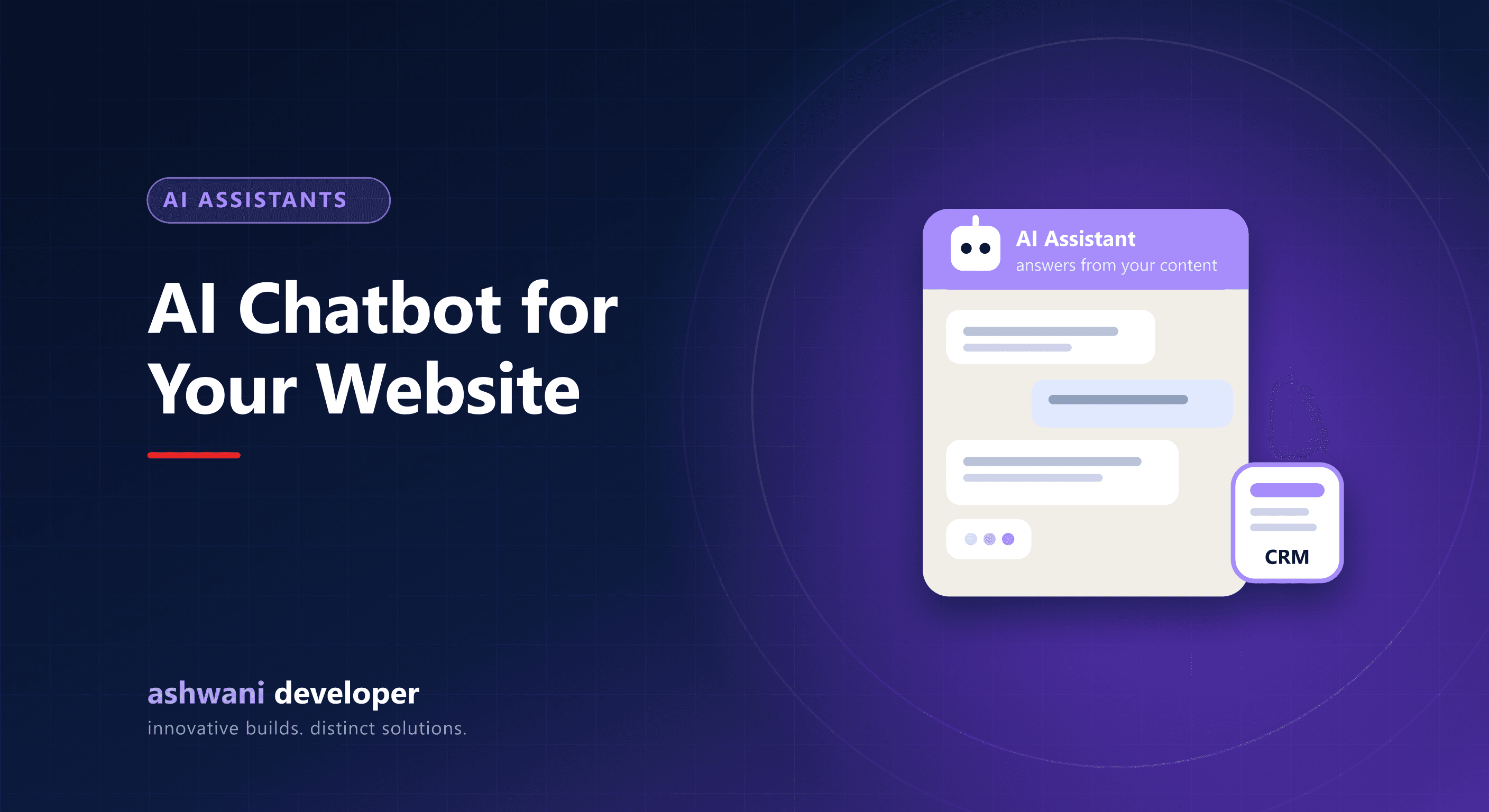 AI chatbot on a business website answering visitor questions