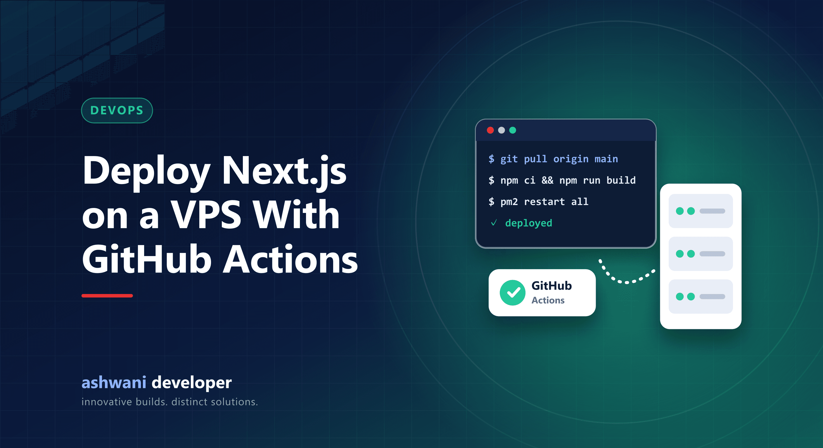 Deploying a Next.js app to a VPS with GitHub Actions, PM2 and Nginx
