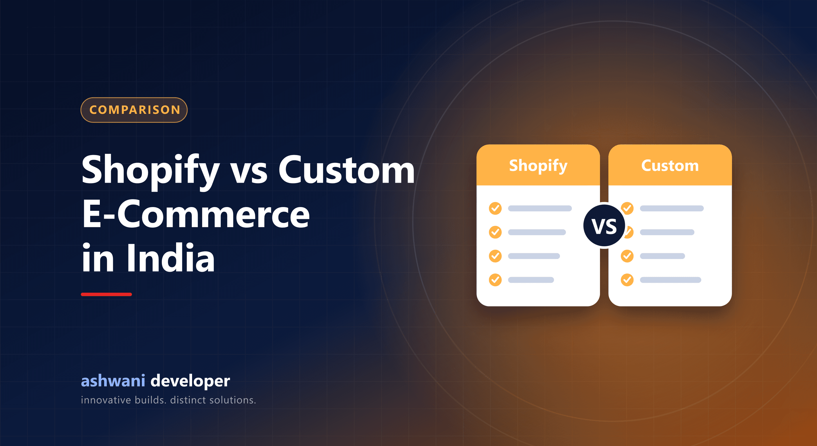 Shopify versus custom e-commerce website development for Indian businesses