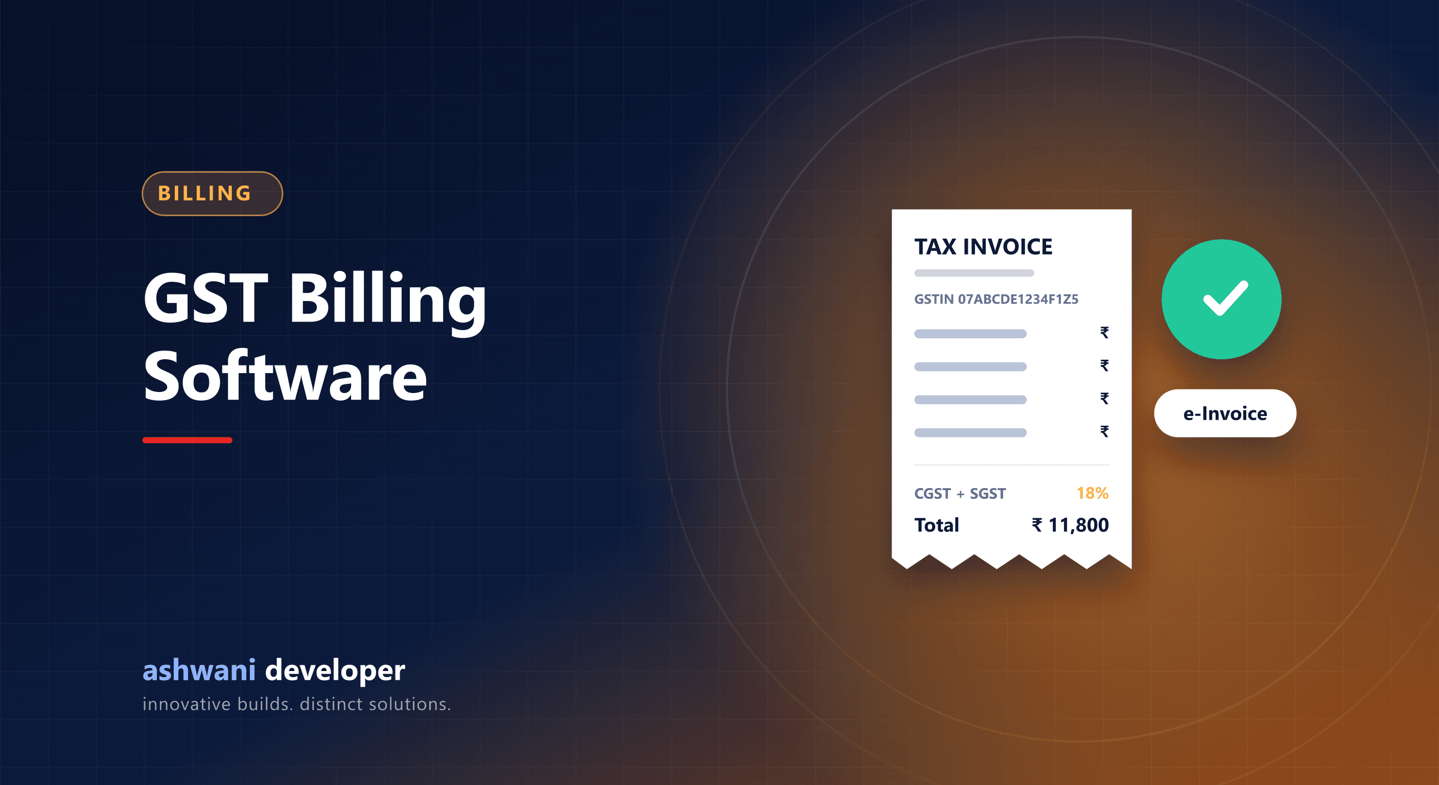 GST billing software generating invoices and payment reports