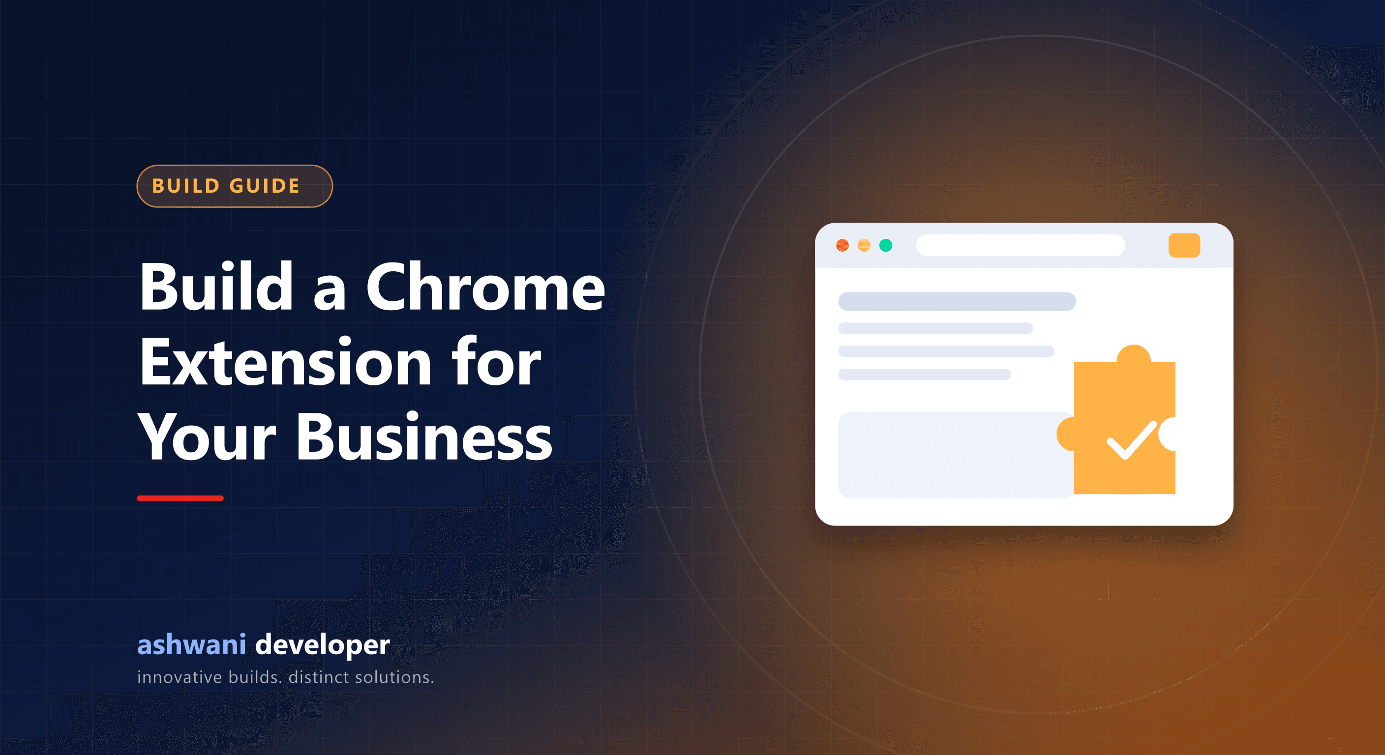Chrome extension development for business automation