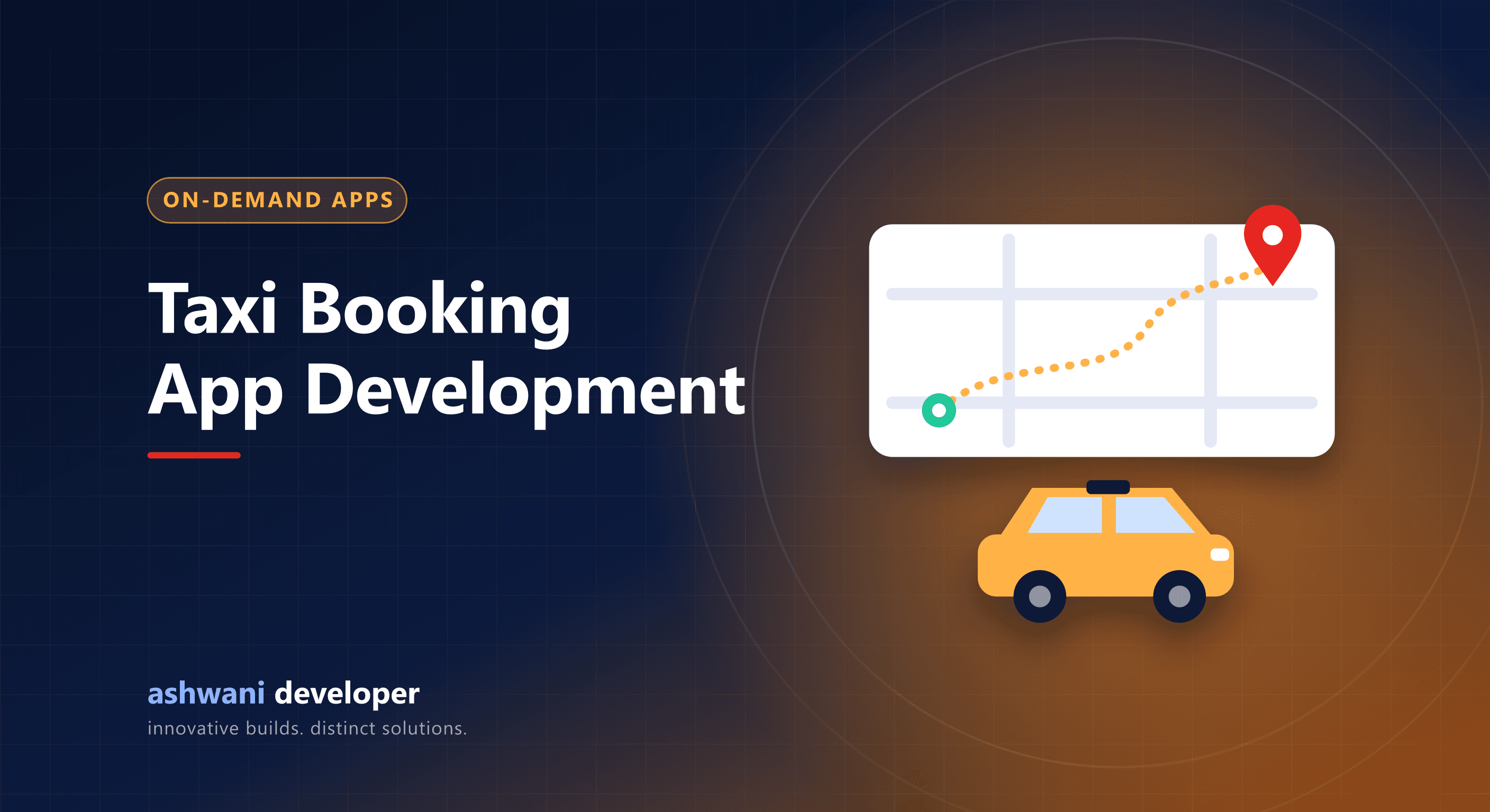 Taxi booking app with rider, driver and live map tracking