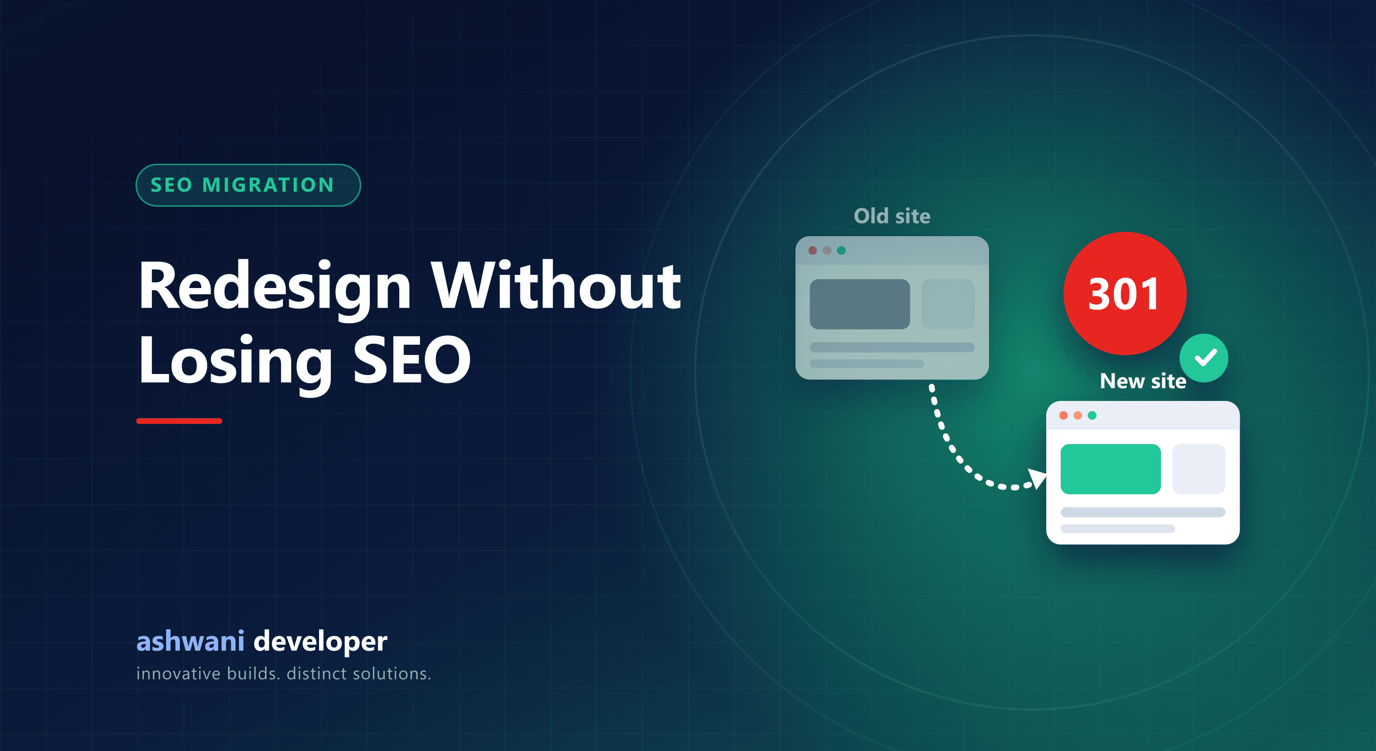 Website redesign and SEO migration with redirect mapping