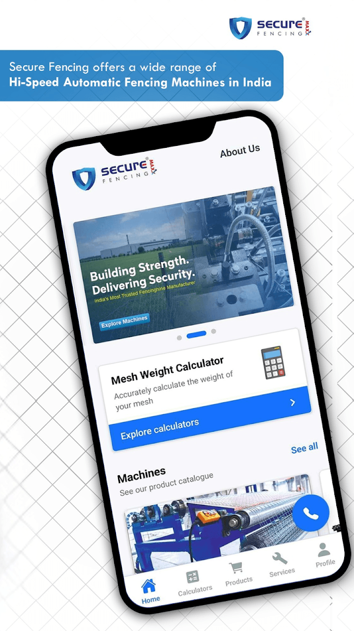 Secure Fencing app screen 2