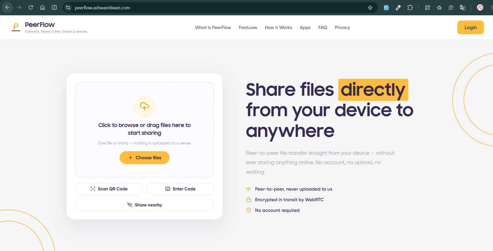 PeerFlow WebRTC Peer-to-Peer File Transfer Architecture and Roadmap