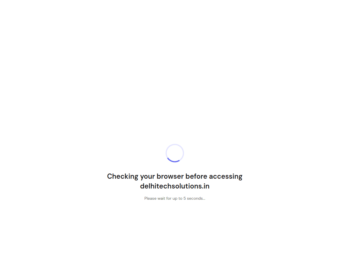 Delhi Tech Solutions home page