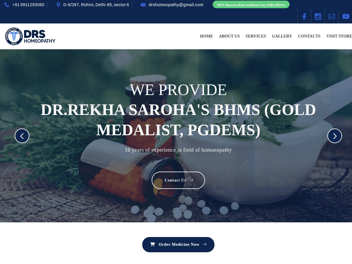 Dr S Homeopathy home page