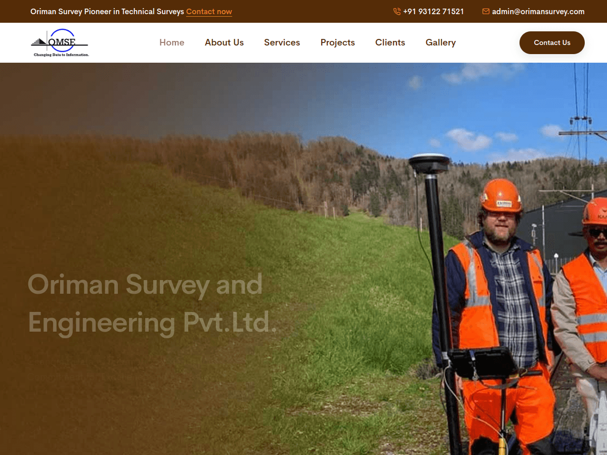 Oriman Survey home page