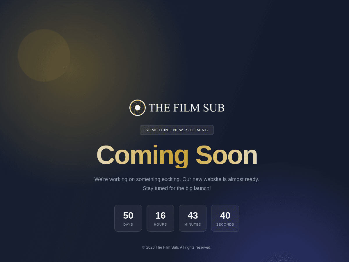 The Film Sub home page