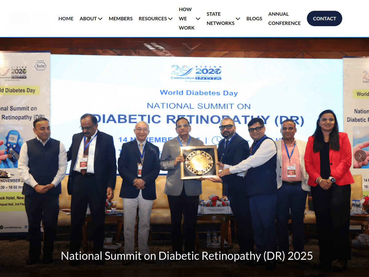 Vision 2020 India home page