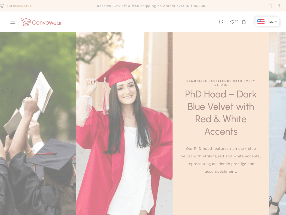 Convowear home page
