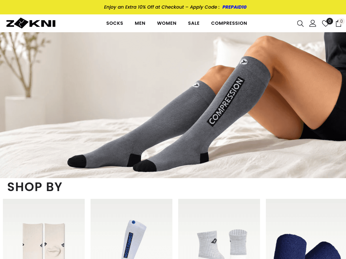 Zokni home page
